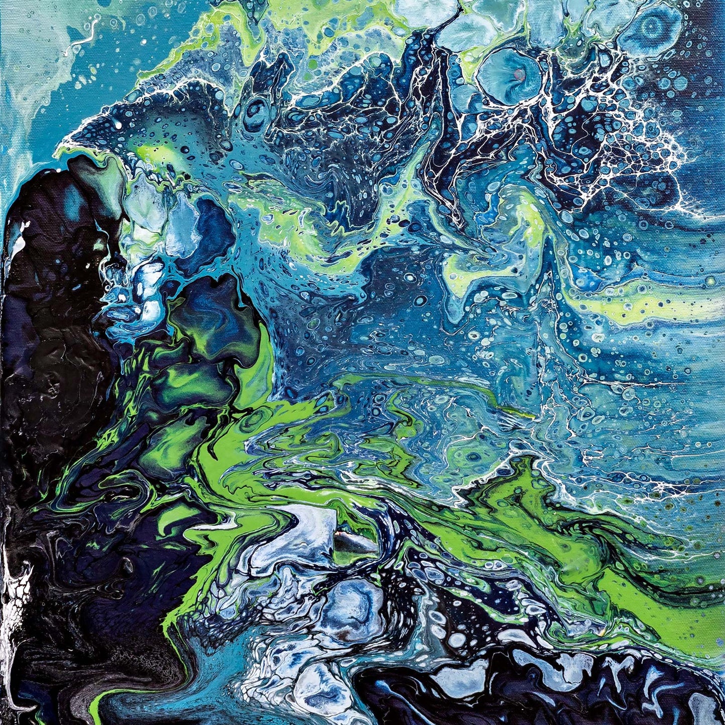 Cosmic Galaxy High Quality Canvas Print