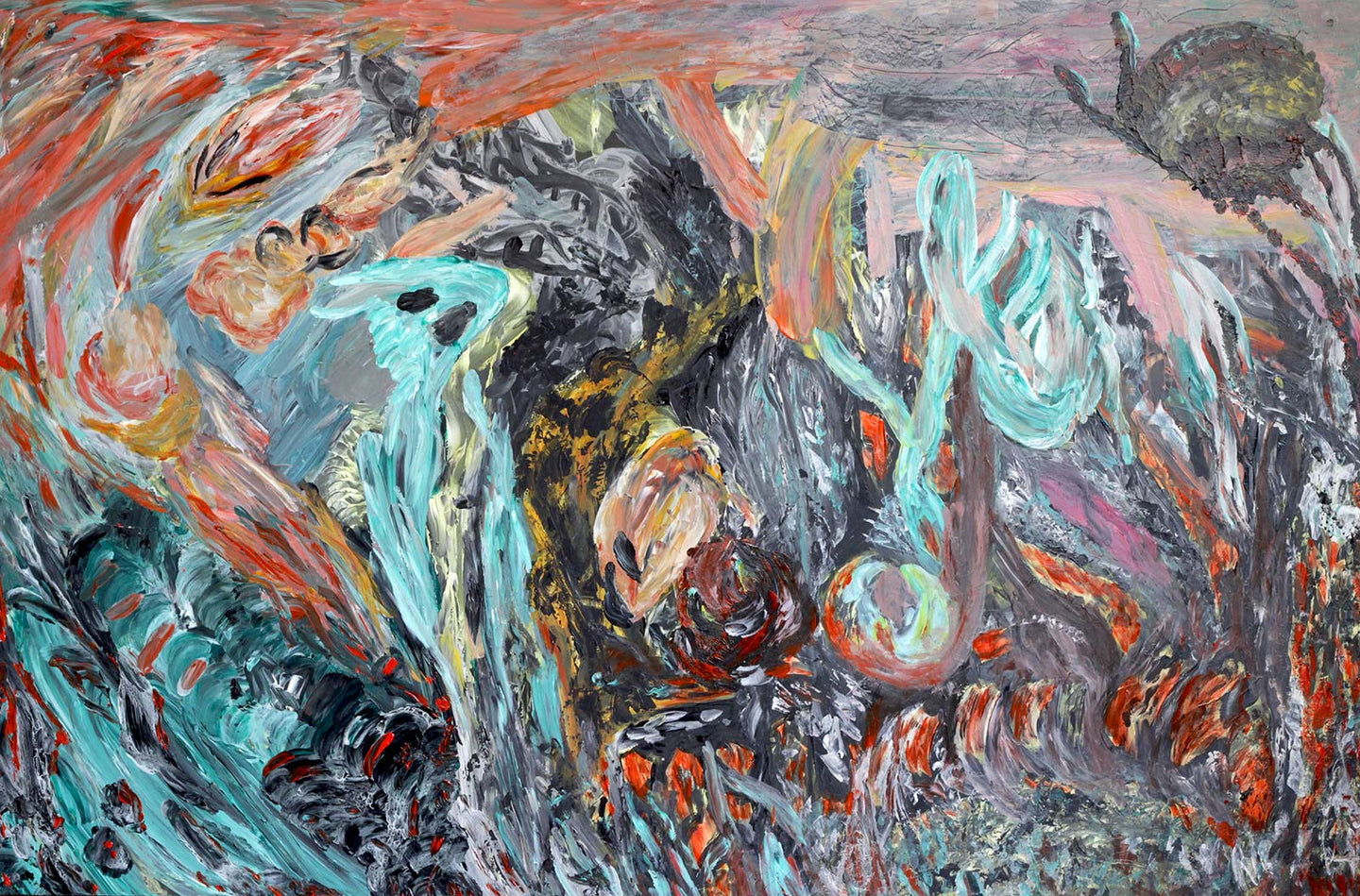 Eruption 100x150cm