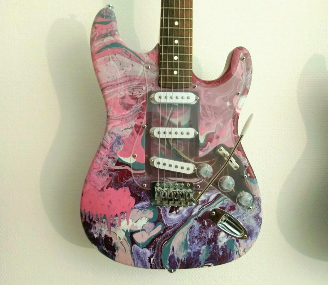 Custom Paint Strat E-Gitarre (US05)